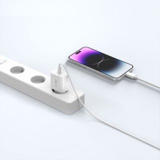 Tech-Protect Nc20w 1-Port Network Charger PD 20W + Lightning Cable White