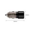 Tech-Protect Cc03 2-Port Car Charger PD 75W Black
