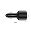 Tech-Protect Cc04 3-Port Car Charger PD 130W Black