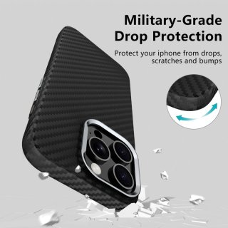 Tech-Protect Ion Carbon Magsafe Iphone 16E Black/Silver