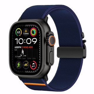 Tech-Protect Nylon Clasp Apple Watch 6 / 7 / 8 / 9 / 10 / SE / ULTRA 1 / 2 (44 / 45 / 46 / 49 MM) Navy