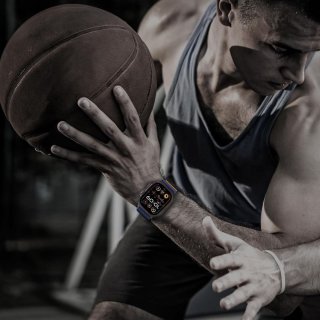 Tech-Protect Nylon Clasp Apple Watch 6 / 7 / 8 / 9 / 10 / SE / ULTRA 1 / 2 (44 / 45 / 46 / 49 MM) Navy