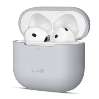 Tech-Protect Silicone Apple Airpods 4 Crayon Grey