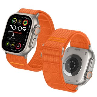 Tech-Protect Nylon Slip Apple Watch 6 / 7 / 8 / 9 / 10 / SE / ULTRA 1 / 2 (44 / 45 / 46 / 49 MM) Orange