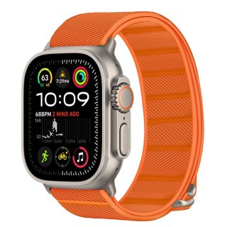 Tech-Protect Nylon Slip Apple Watch 6 / 7 / 8 / 9 / 10 / SE / ULTRA 1 / 2 (44 / 45 / 46 / 49 MM) Orange