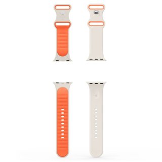 SPIGEN Nano Pop Apple Watch 6 / 7 / 8 / 9 / 10 / SE / ULTRA 1 / 2 (44 / 45 / 46 / 49 MM) Orange Beige