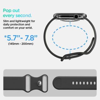 SPIGEN Nano Pop Apple Watch 6 / 7 / 8 / 9 / 10 / SE / ULTRA 1 / 2 (44 / 45 / 46 / 49 MM) Black Sesame