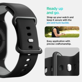 SPIGEN Nano Pop Apple Watch 6 / 7 / 8 / 9 / 10 / SE / ULTRA 1 / 2 (44 / 45 / 46 / 49 MM) Black Sesame