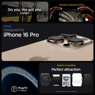 SPIGEN Liquid AIR ”T” Mag Magsafe Iphone 16 PRO Matte Black