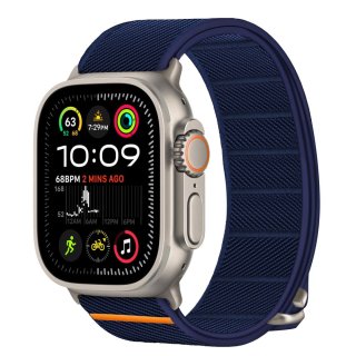 Tech-Protect Nylon Slip Apple Watch 6 / 7 / 8 / 9 / 10 / SE / ULTRA 1 / 2 (44 / 45 / 46 / 49 MM) Navy