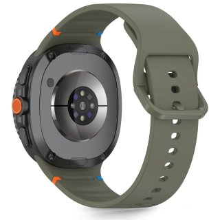 Tech-Protect Silicone Samsung Galaxy Watch 8 / Classic (40 / 44 / 46 MM) Army Green