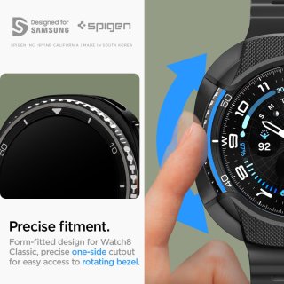 SPIGEN Liquid AIR Samsung Galaxy Watch 8 Classic (46 MM) Matte Black