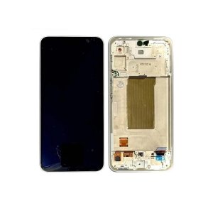Oryginalny Wyświetlacz Lcd Szybka Ekran Dotyk Ramka do Samsung Galaxy A36 5G SM-A366 GH82-36841B Biały Service Pack