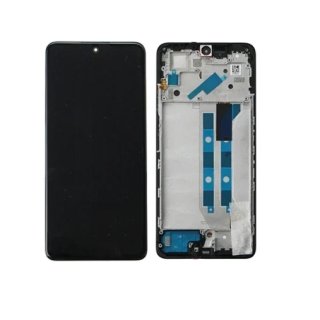 Oryginalny Wyświetlacz Lcd Szybka Ekran Dotyk Ramka do Xiaomi Redmi Note 12 Pro 4G 5600010K6A00 Czarny Service Pack