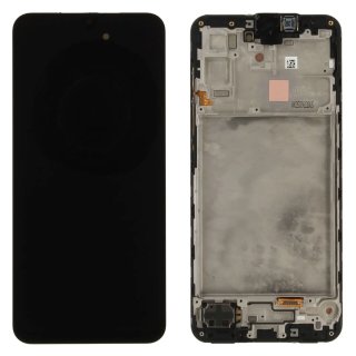 Oryginalny Wyświetlacz Lcd Szybka Ekran Dotyk Ramka do Samsung Galaxy A17 4G SM-A175 GH82-38527A Czarny Service Pack