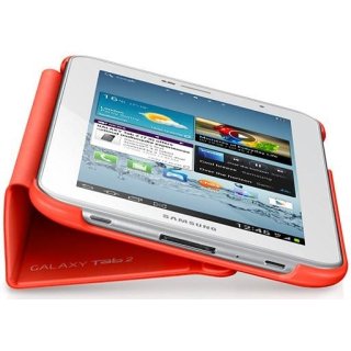 Etui Futerał Pokrowiec Samsung BookCover Samsung Galaxy Tab 2 7.0 Pomarańczowe