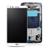 Wyświetlacz LCD Szybka Dotyk Digitizer Ramka LG G2 D802 Biały