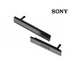 Komplet Oryginalnych Zaślepek Karty SIM i Złącza Ładowania USB Sony Xperia Z2 D6503 Czarne