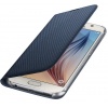 Oryginalne Etui Futerał Samsung Flip Wallet Fabric Cover EF-WG920BBEGWW Samsung Galaxy S6 G920 Czarne
