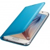 Oryginalne Etui Futerał Samsung Flip Wallet Cover EF-WG920PLEGWW Samsung Galaxy S6 G920 Niebieskie