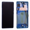 Samsung Galaxy S10 Lite SM-G770 Wyświetlacz LCD Ekran Szybka Dotyk Digitizer Ramka niebieski GH82-21672C Oryginał
