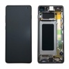 Samsung Galaxy S10+ Plus SM-G975F Wyświetlacz LCD Szybka Dotyk Digitizer Ramka Czarny ( Ceramic Black) GH82-18849A