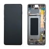 Samsung Galaxy S10 SM-G973F Wyświetlacz LCD Szybka Dotyk Digitizer Ramka Czarny GH82-18850A GH82-18835A