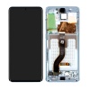 Samsung Galaxy S20+ Plus SM-G985 / SM-G986 5G Wyświetlacz LCD Ekran Dotyk Digitizer Ramka GH82-22134D GH82-22145D Niebieski Oryginał