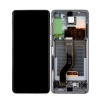 Samsung Galaxy S20+ Plus SM-G985 / SM-G986 5G Wyświetlacz LCD Ekran Szybka Dotyk Digitizer Ramka GH82-22134E GH82-22145E Szary (Grey) Oryginał